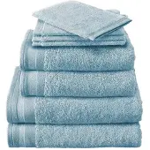 De Witte Lietaer Washandje Contessa Ice Blue (set van 6)