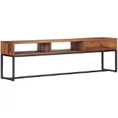vidaXL Tv-meubel 160x30x45 cm massief acaciahout