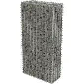 Super Merchant Schanskorfmuur met deksels 50x20x100 cm gegalvaniseerd staal