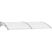 vidaXL Deurluifel 240x100 cm PC grijs