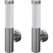 vidaXL Buitenlamp RVS Savona (2 stuks)