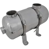 vidaXL Warmtewisselaar voor zwembad, 355 x 134 mm, 40 kW