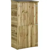 vidaXL Tuinschuur 85x48x177 cm grenenhout
