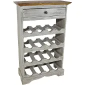 vidaXL Wijnrek 55x23x85 cm massief mahoniehout