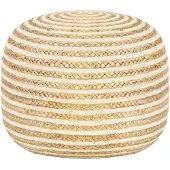 vidaXL Poef handgemaakt 45x30 cm jute