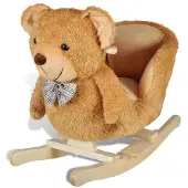 vidaXL Schommelbeest, teddybeer