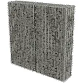 Super Merchant Schanskorfmuur met deksels 100x20x100 cm gegalvaniseerd staal