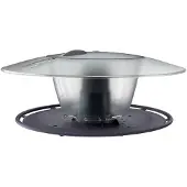 Prosperplast Vogelvoedersilo - antraciet - vogelvoederplek - 30 cm - Vogel voedersilo