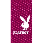 Playboy Strandlaken Katoen Star 75x150cm - fuchsia