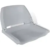 vidaXL Bootstoel zonder kussen inklapbaar 48x51x41 cm grijs