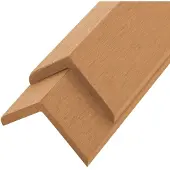 vidaXL Terras hoekplinten 5 st 170 cm HKC teakkleurig