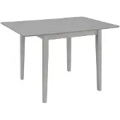 vidaXL Eettafel verlengbaar (80-120)x80x74 cm MDF grijs