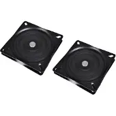 vidaXL Draaiplateaus voor bootstoelen 2 st standaard 160x160x2,5 mm