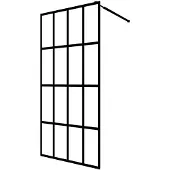 vidaXL Inloopdouchewand 100x195 cm transparant gehard glas