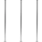 vidaXL Schuttingpalen 3 st 185 cm aluminium