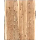 vidaXL Tafelblad 80x(50-60)x3,8 cm massief acaciahout