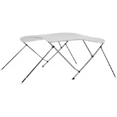 vidaXL Biminitop 3-boogs 183x180x137 cm wit