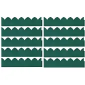 vidaXL Gazonranden 10 st 65x15 cm PP groen