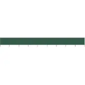 vidaXL Windscherm 9-panelen 1200x160 cm stof groen