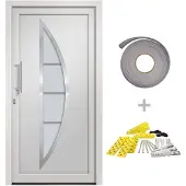 vidaXL Voordeur 98x190 cm wit