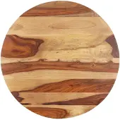 vidaXL Tafelblad rond 25-27 mm 80 cm massief acaciahout
