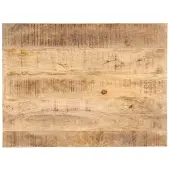 vidaXL Tafelblad 25-27 mm 80x60 cm massief mangohout