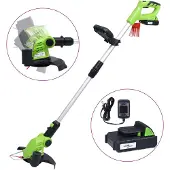 vidaXL Telescopische grastrimmer met accupack 20 V, 1500 mAh, lithium-ion