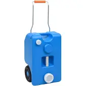 vidaXL Watertank op wielen 25 L blauw
