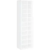 vidaXL Schoenenkast 54x34x183 cm bewerkt hout wit