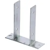 Intergard U-pergoladrager paalhouder op plaat 121mm