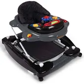 Baninni Loopspeelgoed 2-in-1 Classic stip zwart