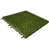 Intergard Kunstgrastegels kunstgras rubberen tegels 50x50x3cm