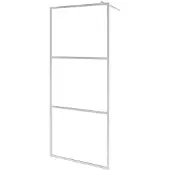 vidaXL Inloopdouchewand mat 80x195 cm ESG-glas