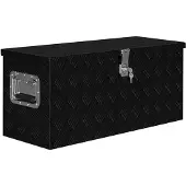 vidaXL Aluminiumkist, 80x30x35 cm, zwart
