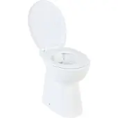 vidaXL Randloos Toilet 7 cm extra hoogte soft-close keramiek wit