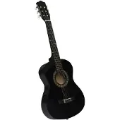 vidaXL Gitaar klassiek beginner en kinderen 1/2 34" zwart