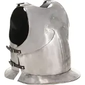 vidaXL Kuras middeleeuws replica LARP staal zilverkleurig