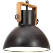 Kamome Hanglamp industrieel rond 25 W E27 30 cm zwart
