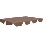 vidaXL Vervangingsluifel voor schommelbank 150/130x105/70 cm bruin