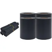 vidaXL Privacystrips 35x0,19 m PVC mat donkergrijs