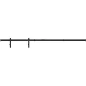 vidaXL Ophangset voor minischuifdeur 183 cm koolstofstaal