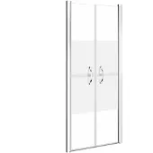 vidaXL Douchedeur 81x190 cm ESG halfmat