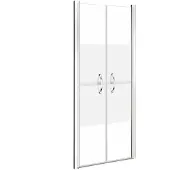 vidaXL Douchedeur 86x190 cm ESG halfmat