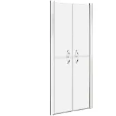 vidaXL Douchedeur Mat veiligheidsglas, 91x190 cm