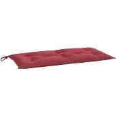 vidaXL Tuinbankkussen 110x50x7 cm oxford stof wijnrood