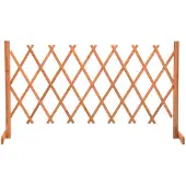 vidaXL Tuinlatwerk 150x80 cm massief vurenhout oranje