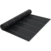 vidaXL Worteldoek 1x100 m PP zwart