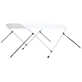 vidaXL Biminitop 2-boogs 150x120x110 cm wit
