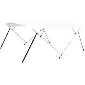 vidaXL Biminitop 4-boogs 243x(230-244)x137 cm wit