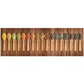 vidaXL Keukenmat wasbaar Spoons 60x300 cm